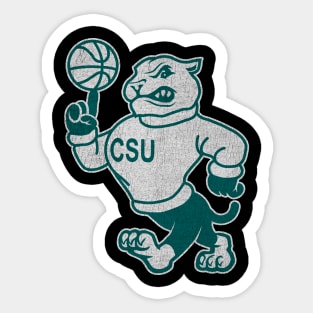 Support CSU with this vintage design! Sticker